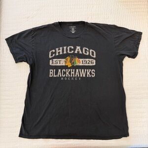 Men’s Old Time Hockey Vintage Look Chicago Blackhawks T Shirt - XL